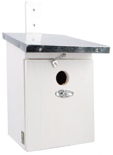 Esschert Design NK40W Kohlmeisen Nistkasten, wei