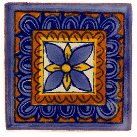 Mexikanischen handgemachten Talavera, 5cm Fliesen - Einzelfliese
