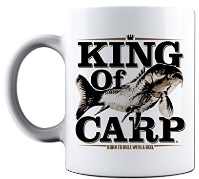 Bang Tidy Clothing Fishing Mug Coffee Cup Gifts for Fishermen King of Carp Fish Mugs