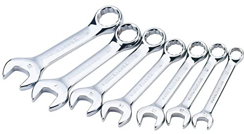 Draper 56398 Gabel-Ringschlüsselsatz, metrisch, 7-teilig