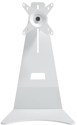 Dataflex Addit Monitor Stand 500 Weiß, höhenverstellbarer Monitorständer, Bildschirmerhöhung, für 1 Monitor bis 15 kg, kompatibel mit VESA MIS-D 75x75/100x100mm