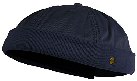 Dockercap - Berretto da uomo con cuciture, effetto lavato Lakota, cappellino estivo, cappello da pescatore, 38150485, Adulti (unisex), marine, ca. 56 cm - 59 cm