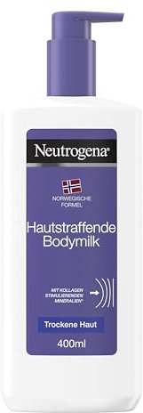 Neutrogena Skin Firming Body Milk (400 ml), Moisturising Body Lotion for Noticeably More Elastic Skin, Instantly Absorbing Body Cream with Active Minerals, for Dry Skin