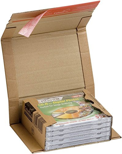 ColomPac CP 020.01 Universal-Versandverpackung, für bis zu 5 CDs