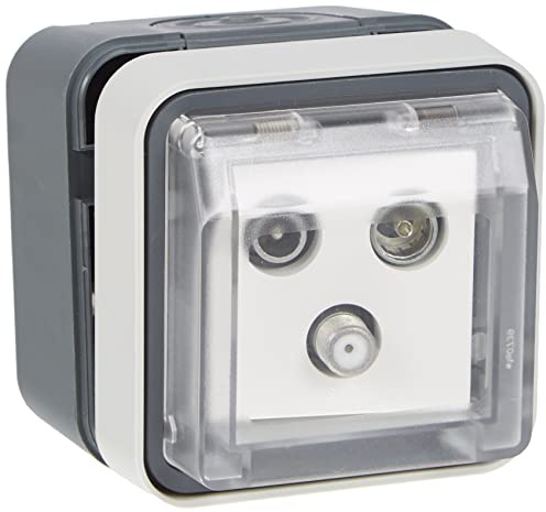 Berker Antennen-Steckdose LGR 12033535 Einzeldose 3-Loch W.1 Antennensteckdose 4011334404590