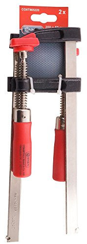 Connex Bastler-Schraubzwinge, 200 x 50 mm, 2 Stück, COXT865220