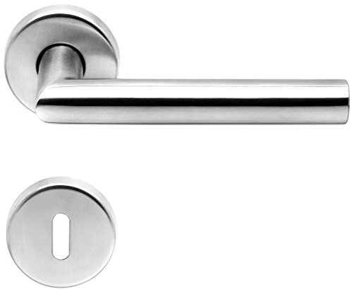 Lienbacher Stainless Steel Rosette Fitting Ward Lock Type Metro Pen, 8 mm, 60561090