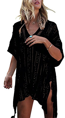 HARHAY Women's Summer Swimsuit Bikini 2023 Beach Swimwear Crochet Cover up