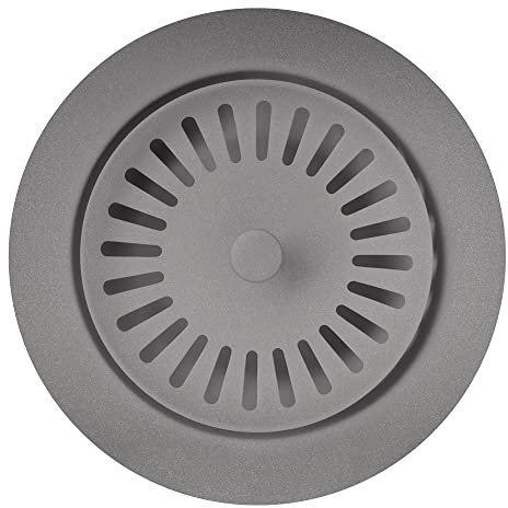 BLANCO 240335 Brida de desecho, 3.5 pulgadas, gris metálico