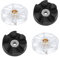 Top Base Gear, Top Base Plastic Gear Replacement Parts,Blender Part,2 Blade Rubber Gears and 2 Motor Base Top Gears,Compatible with Nutribullet 600W 900W Blender Juicers