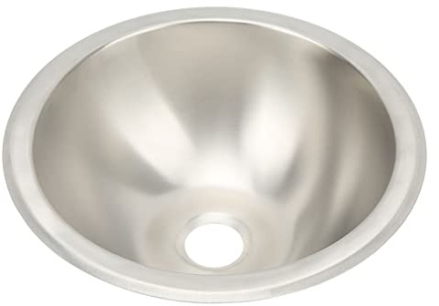Lavello Singolo per RV in Acciaio Inox 9,25 Pollici - Vasca Rotonda per Bar