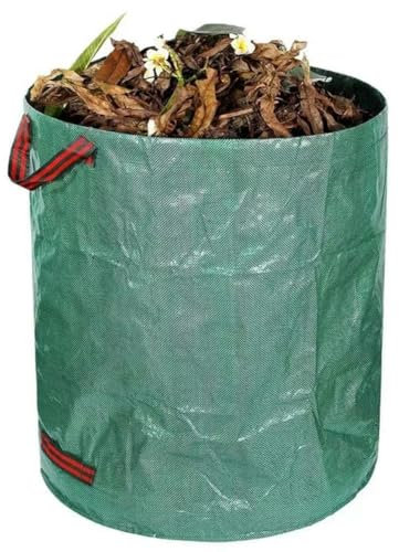 OPica 120L-500L Gartenmüll-Aufbewahrungstasche, große Kapazität, kann wiederverwendbar, Laubsack, faltbar, Abfallbehälter, Sammelbehälter
