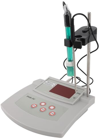 PH-mètre de Laboratoire de Paillasse Multifonctionnel, Précision du PH de 0,01, Plage de PH de 0,00 à 14,00, Résolution de 0,1 ℃, PH-mètre de Laboratoire pour Piscine et Aquarium