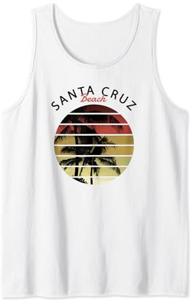 Santa Cruz CA Kalifornien Surfer 70er 80er Jahre - Retro Tank Top