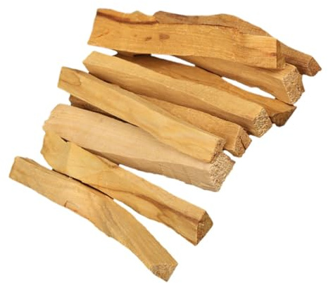 HAWILLOSCH 10piezas Incienso De Sándalo Aromático Varillas Santo Madera Natural Purificador De Aire para Sahuermo Relajante