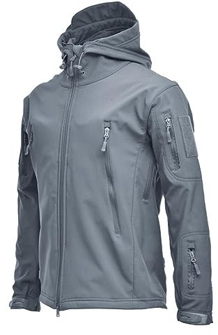 SRZYMJ Windjacke Herren Leicht Fahrrad Freizeitjacke Leicht Herren Shirt Langarm Pullover & Strickjacken Für Winterjacke Freizeitjacke Leicht Grey Funktionsjacke Herren Sommer Leicht XXL