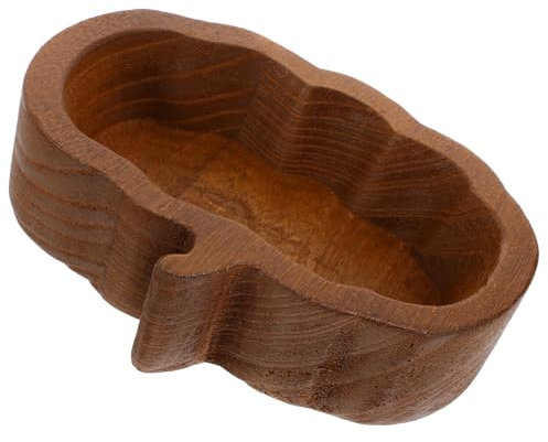 MAGICLULU Vielseitiges Kürbisschalen-set Aus Holz Schüssel Zur Lebensmittelaufbewahrung Kuchen-servierschüssel Obstschale Für Den Haushalt Suppenschüssel Für Die Küche Dunkelbraun