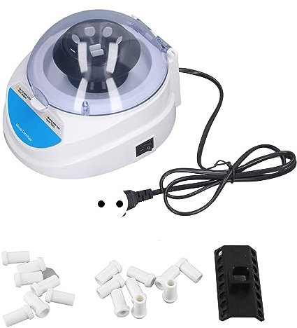 Gearwell Mini Centrifugeuse, 4000 trpm 810xg Machine de centrifugeuse de bureau pour laboratoire, séparateur de spin de laboratoire portable