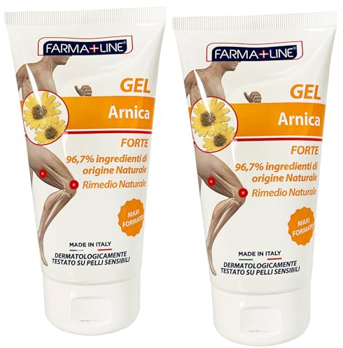 X2 Tubi da 150ml di Crema Arnica Gel Forte Concentrato Rimedio Naturale | Arnica per Cavalli ad Uso Umano Sollievo per Dolori Muscolari e Articolari - Forte Pomata Azione Rapida e Intensa