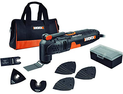 Worx WX679 Multifunzione ad Oscillazione Sonicrafter, 250 W, 220 V, Nero