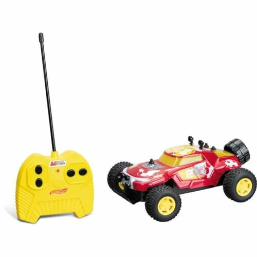 Mondo Motors Hot Wheels Dune Monster ferngesteuertes Auto im Maßstab 1:24, Doppelfrequenz, bis zu 10 km/h Geschwindigkeit, Gehäuse aus Lexan, Full Function für Kinder, 63682