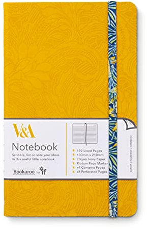 IF V&A Bookaroo Journal A5 Motif tulipes et saules