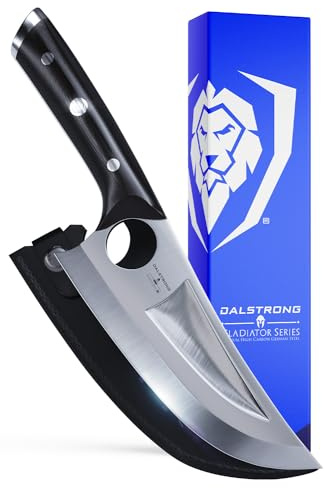 Dalstrong Chef & Utility Knife - 7 inch - Multi-Purpose - The Venator - Gladiator Series R - 7CR17MOV High Carbon Steel - Razor Sharp Cooking Knife Gift- G10 Handle - w/Sheath - NSF Certified