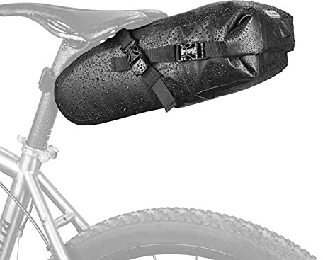 LZQpearl Allwetter Satteltasche, wasserdichte Fahrrad Hecktasche, 1.5L / 2.5L / 4.5L Strap-on Fahrrad Untersitztasche, Tragbare Aufbewahrungstasche Für Mountain Road MTB Bike (4.5L)