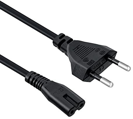 Tolesum 3 M Cable de Alimentación de con Euro IEC C7 Cable de Alimentación Adecuado para PS3/ PS4/ PS5/ Xbox Series X/S