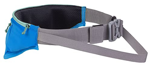 RUFFWEAR Trail Runner Gürtel, bequemer freihändiger Hüftgurt für On-Leash Running mit Ihrem Hund, verhedderungsfreier, robuster Hüftgurt mit Taschen, Blau, Large/Extra Large