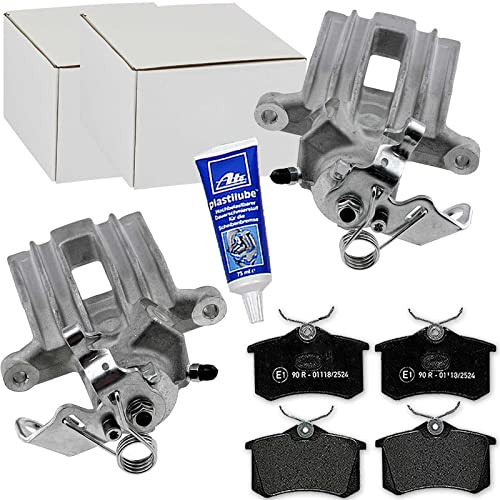 BandelOne enthält Bremssättel + Bremsbeläge hinten für Golf 4 Beetle Polo 9N A3 TT