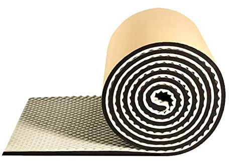 HARICSET Grau Schalldämmung Akustikschaumstoff Noppenschaumstoff Akustik Schaumstoff Ideal für Tonstudio,Fernsehzimmer,Kinderzimmer,Büro und Podcast 1 * 10m(Size:5cm Thick)