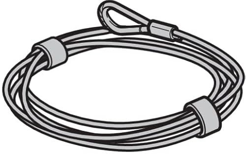 Hörmann Drahtseil Ø 4mm mit Terminal, L: 12 m für Industrie-Sektionaltor