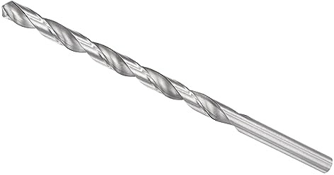 CoCud Brocas Helicoidales Extralargas de 12 mm x 250 mm, Vástago Recto de Acero de Alta Velocidad (Aplicaciones: Metal, Carpintería, Plástico y Aluminio).
