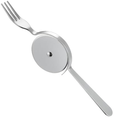 BESTonZON Lamesusa Fourchette Coupe-roue à Coupe-pâte à Roue Outils De Pâtes Roue De Coupe-pain Couteau Pelle à Gâteau Pelle à Outils De Gadgets De Cuisine Coupeur Pizza