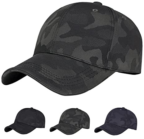 iMeshbean Basecap Herren Damen, Verstellbar Baseball Cap Schirmmütze Modische Camo Kappe Snapback Cap Sommer Mütze Casual Outdoor Hut für Sport Reise Freizeit