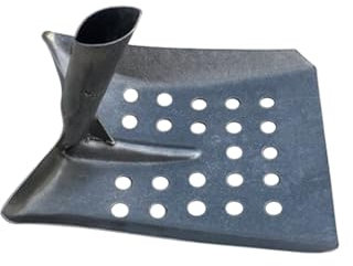 Siebschaufel,Karbonstahl Entwässerungsleckspate Schlammschaufel Abflussschaufel Kanalisation für Die Bepflanzung Und Umpflanzung Von Gärten Zur Abwasseraufbereitung,Schmutzwasserwerkzeug (Quadratisch)