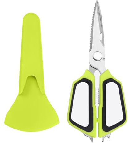 Ciseaux de cuisine haut de gamme, ciseaux lourds ciseaux de cuisine multifonctionnels en acier inoxydable super tranchant, légumes amovibles, viande, ciseaux à Pizza