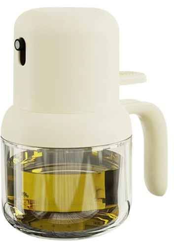 Sprayflaska för matolja – sprayflaska för köksolja – 280 ml olivoljedispenser, sprayflaska för olja, vinäger sojasåsdispenser, sprayflaska med lock,