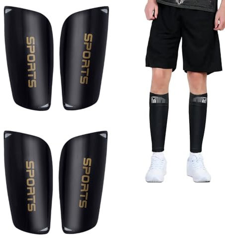 2 Pairs Kids Youth Soccer Shin Guards,Slip in Shin Guards Soccer Shin Pads ,Lightweight Soccer Equipment,for 3-15 Years Old Boys Girls Child Teens,Cushion Protection Reduce Shocks and Injuries