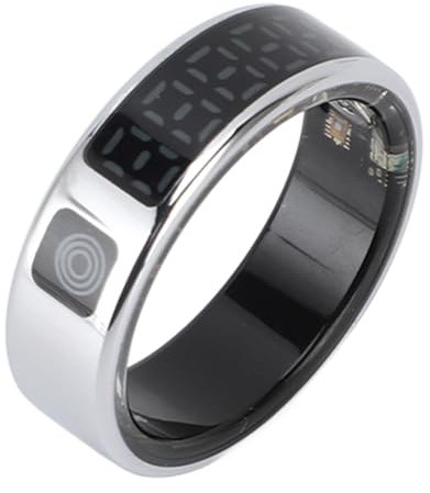Smart Ring Fitness Tracker con Pantalla, Anillo de Salud Inteligente con Monitoreo de Movimiento, Podómetro, Seguimiento del Sueño Portátil, Clasificación IP68, con Cable de (#8)