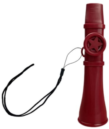 Amagogo Kazoo Flöte Mini Kazoo Musikinstrument Flöte einfach zu spielen Kazoos Musikinstrument Farbe, Rot