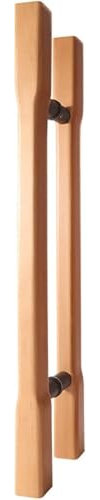 Moderner Holzgriff für Scheunen-Schiebetüren, doppelseitig, H-Form, Torgriff für Glastüren, Innen- und Außentüren, 80 cm
