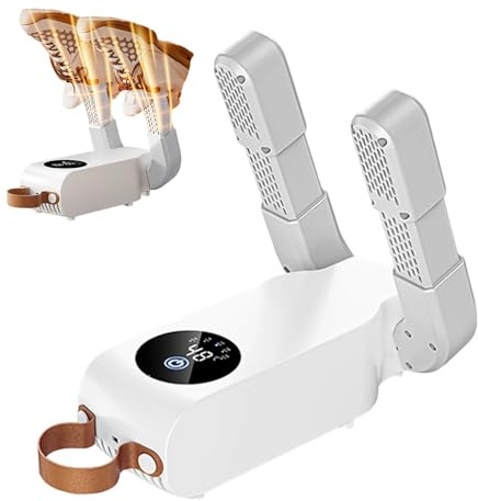 Séchoir À Chaussures Chauffe-Bottes Pliable | Séchoir À Bottes Minuterie 5 Niveaux Pour Saisons Pluvieuses Hiver Sport Aventures Travail Camping