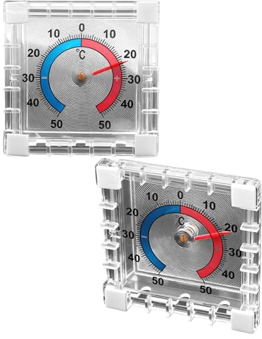 Innen-Thermometer für den Außenbereich, selbstklebend, für Fenster, genaue Überwachung der Außentemperatur