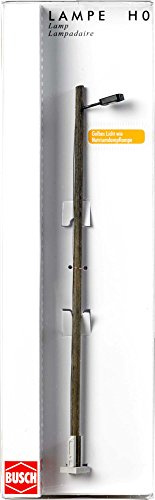 Busch 4110 Train Station Lampe 142 mm Échelle Ho Modèle d'éclairage