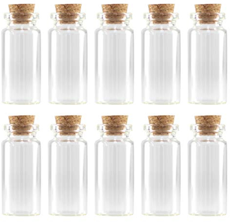 100stücke Korkglasflasche Transparente Aufbewahrungsbehälter Für Diy Und Leicht Für Kleine Und Bastelmaterialien