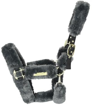 Kentucky Halfter - Wolle Grau - Pferd