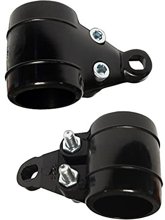 cyclingcolors 2x Soporte de montaje de faros motocicleta moto ciclomotore abrazadera lámpara