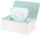 Wet Wipes Storage Box, Wet Wipes Box, Wipes Dispenser Holder Case Boxes, Toilet Tissue Paper Napkin Container Box with Lid for Home Office Desk - Green (Green)